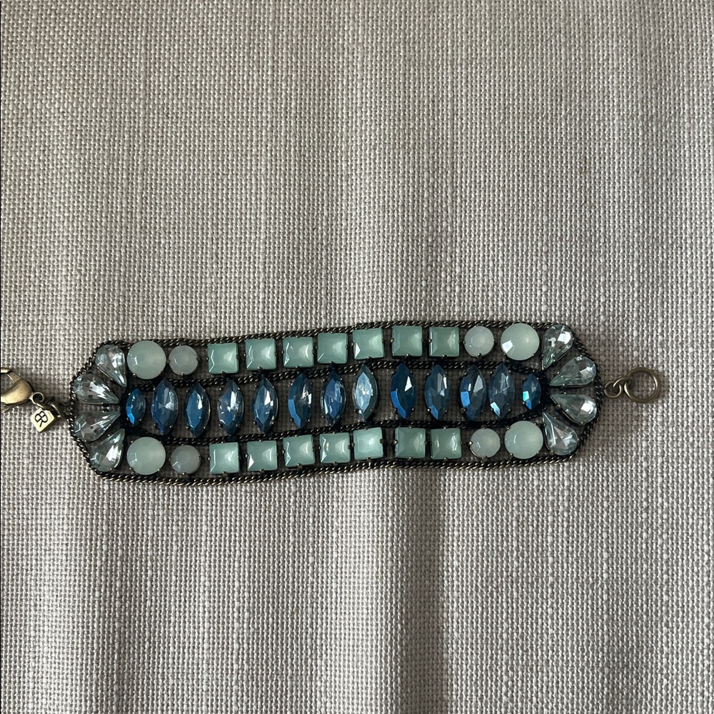 Banana Republic Elegant Blue and gold  Bracelet